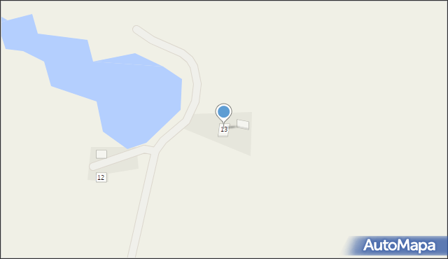 Błachta, Błachta, 13, mapa Błachta