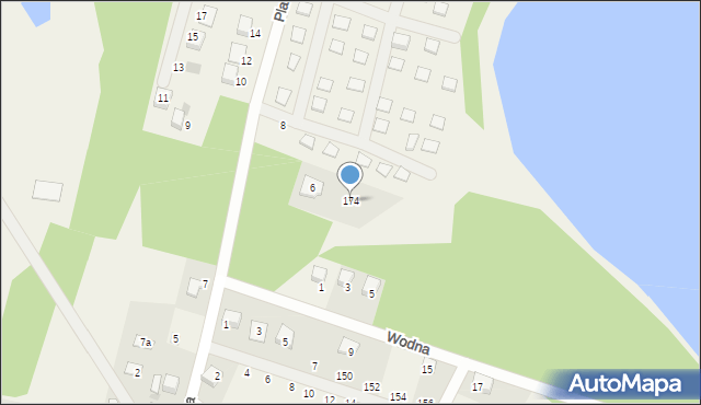 Błądzim, Błądzim, 174, mapa Błądzim