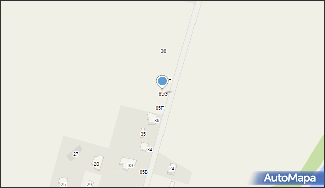 Błądzim, Błądzim, 85G, mapa Błądzim