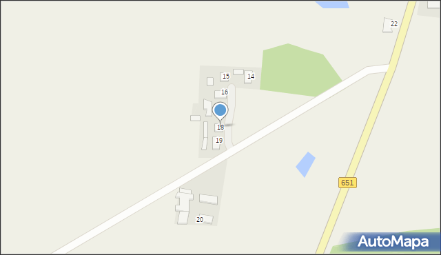 Błąkały, Błąkały, 18, mapa Błąkały