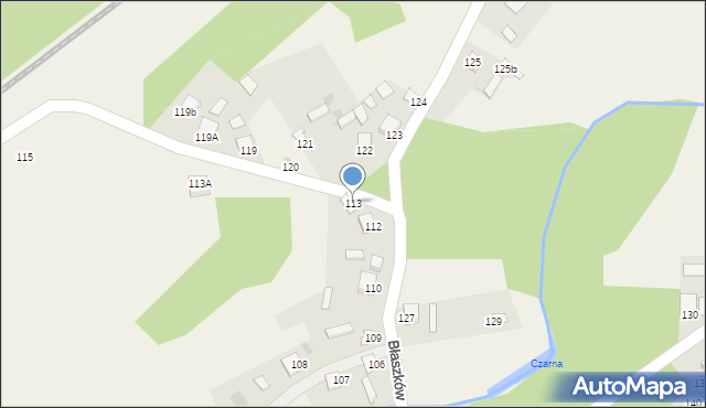 Błaszków, Błaszków, 113, mapa Błaszków