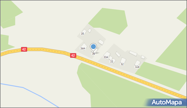 Błaszków, Błaszków, 34, mapa Błaszków