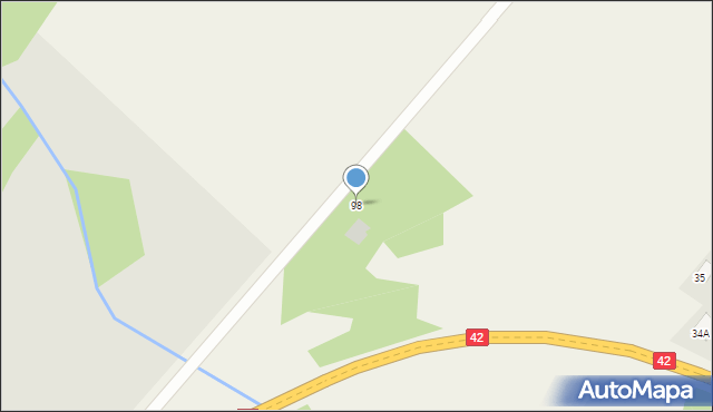 Błaszków, Błaszków, 98, mapa Błaszków