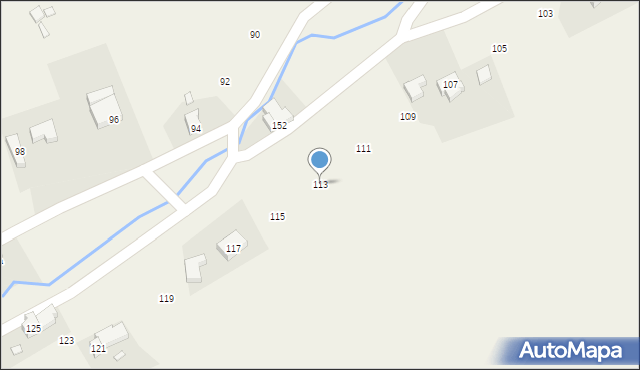 Błażejów, Błażejów, 113, mapa Błażejów