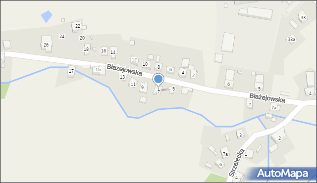 Błażejów, Błażejów, 7, mapa Błażejów
