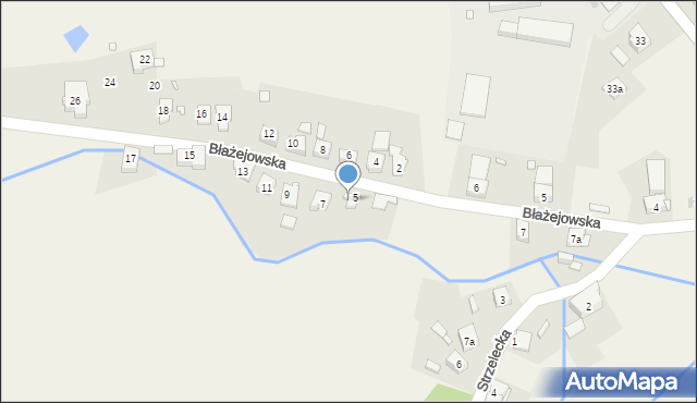 Błażejów, Błażejów, 7a, mapa Błażejów
