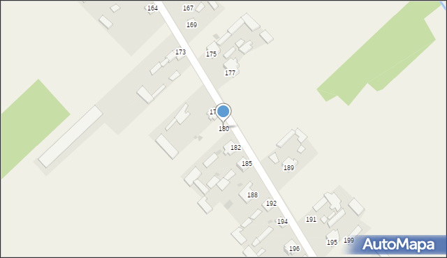 Błaziny Dolne, Błaziny Dolne, 180, mapa Błaziny Dolne