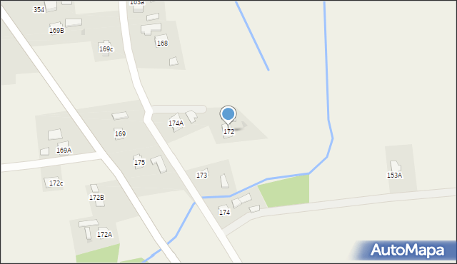 Błażkowa, Błażkowa, 172, mapa Błażkowa