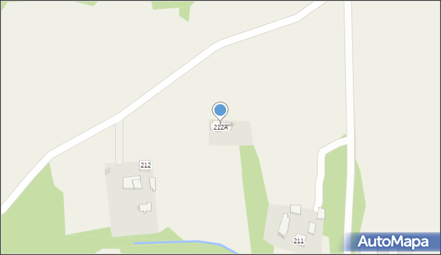 Błażkowa, Błażkowa, 212A, mapa Błażkowa