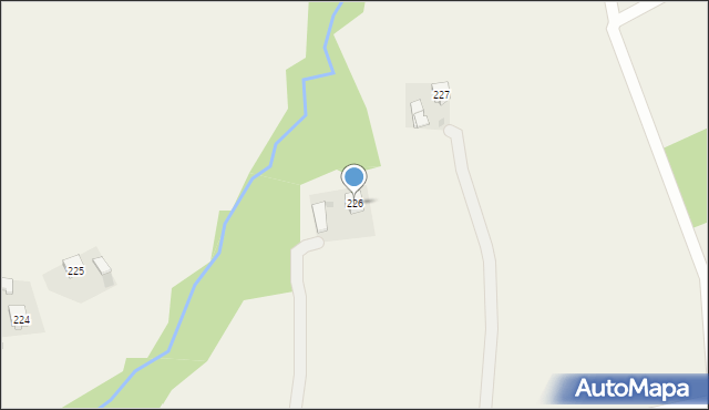 Błażkowa, Błażkowa, 226, mapa Błażkowa