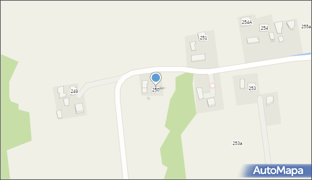 Błażkowa, Błażkowa, 250, mapa Błażkowa