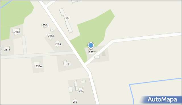 Błażkowa, Błażkowa, 256, mapa Błażkowa
