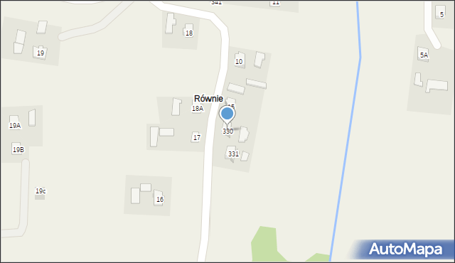 Błażkowa, Błażkowa, 330, mapa Błażkowa