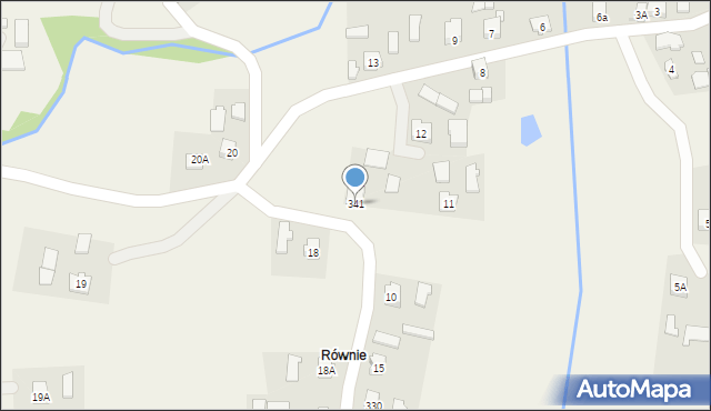 Błażkowa, Błażkowa, 341, mapa Błażkowa
