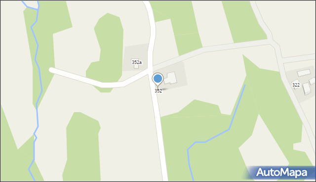 Błażkowa, Błażkowa, 352, mapa Błażkowa