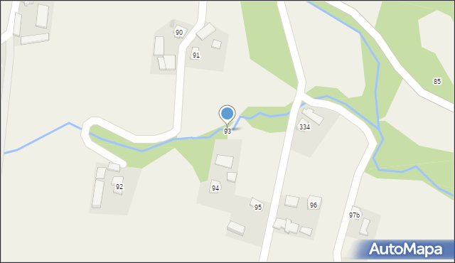 Błażkowa, Błażkowa, 93, mapa Błażkowa