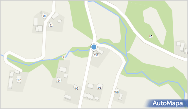 Błażkowa, Błażkowa, 96A, mapa Błażkowa