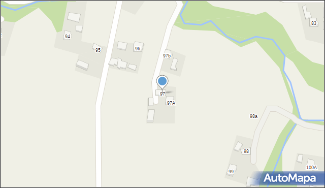 Błażkowa, Błażkowa, 97, mapa Błażkowa