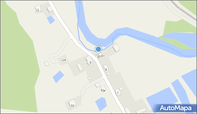 Błażkowa, Błażkowa, 10, mapa Błażkowa