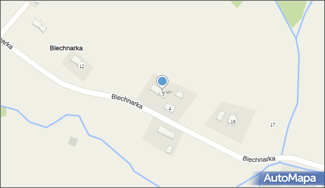 Blechnarka, Blechnarka, 3, mapa Blechnarka