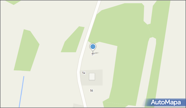 Błędostowo, Błędostowo, 57, mapa Błędostowo