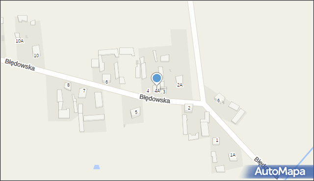 Błędów, Błędów, 4A, mapa Błędów