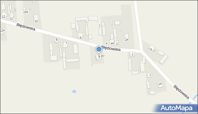 Błędów, Błędów, 5, mapa Błędów