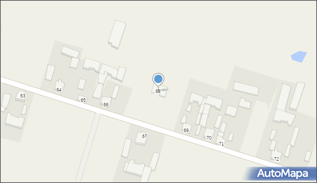 Błędów, Błędów, 68, mapa Błędów