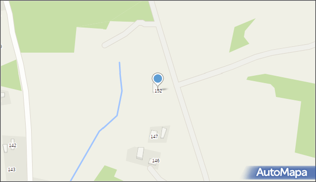 Błędowa Zgłobieńska, Błędowa Zgłobieńska, 152, mapa Błędowa Zgłobieńska