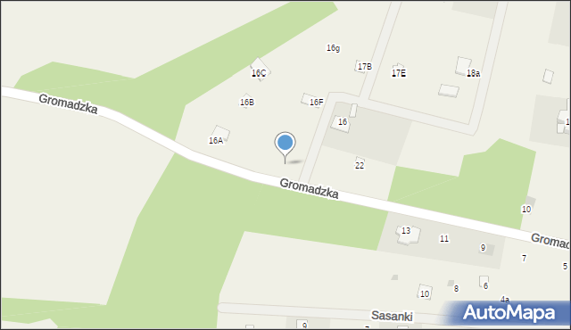 Błędówko, Błędówko, 26, mapa Błędówko