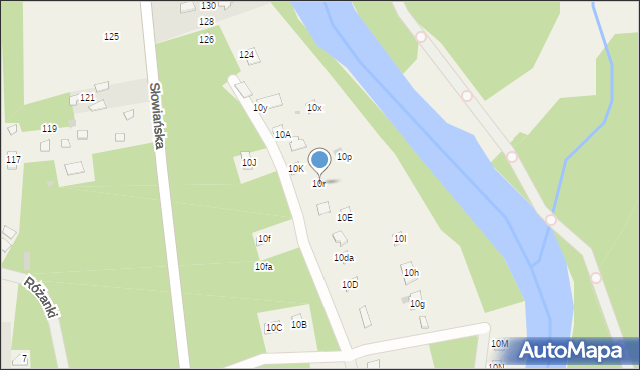 Błędowo, Błędowo, 10r, mapa Błędowo