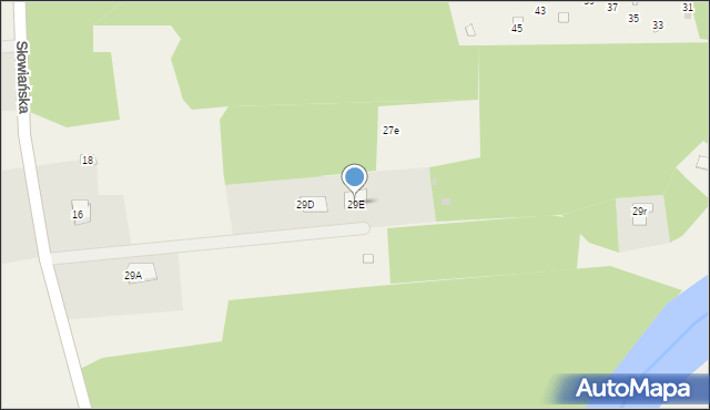 Błędowo, Błędowo, 29E, mapa Błędowo