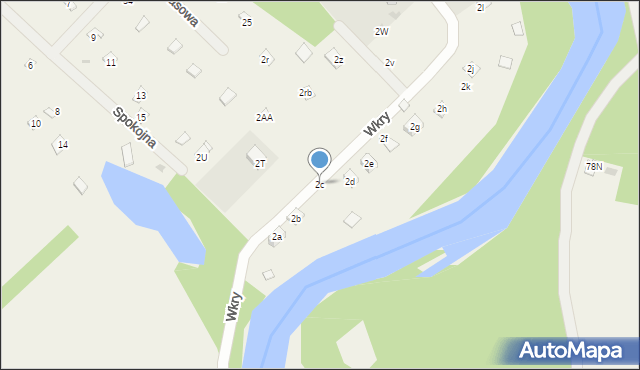 Błędowo, Błędowo, 2c, mapa Błędowo