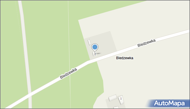 Bledzewka, Bledzewka, 2, mapa Bledzewka