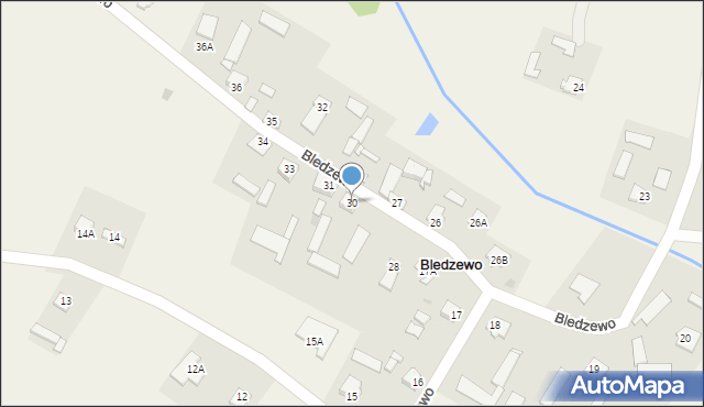 Bledzewo, Bledzewo, 30, mapa Bledzewo