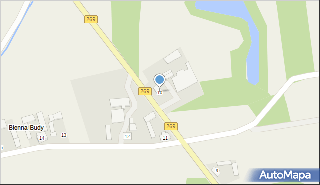 Błenna B, Błenna B, 10, mapa Błenna B