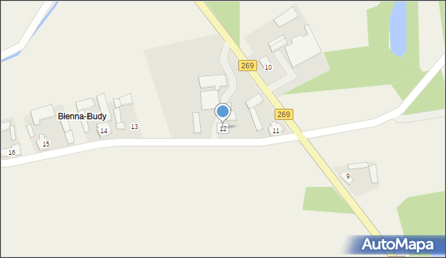 Błenna B, Błenna B, 12, mapa Błenna B