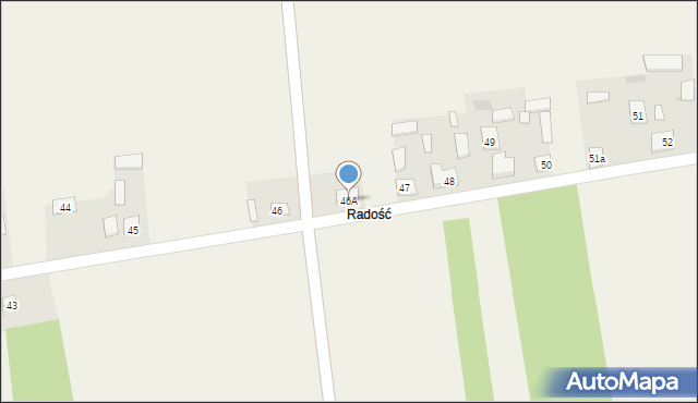 Błeszno, Błeszno, 46A, mapa Błeszno