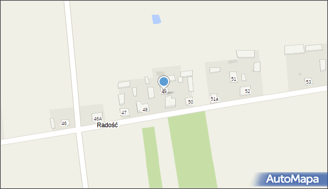 Błeszno, Błeszno, 49A, mapa Błeszno