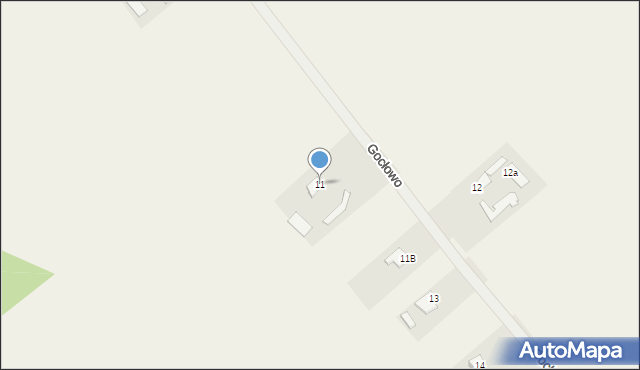 Blichowo, Blichowo, 11, mapa Blichowo