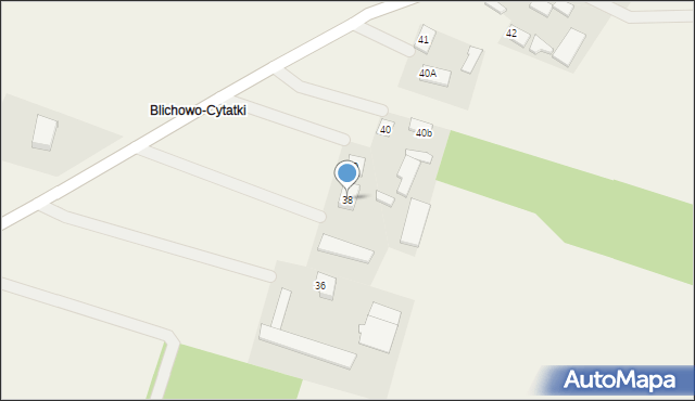 Blichowo, Blichowo, 38, mapa Blichowo