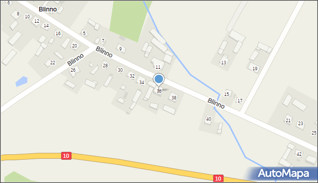 Blinno, Blinno, 36, mapa Blinno
