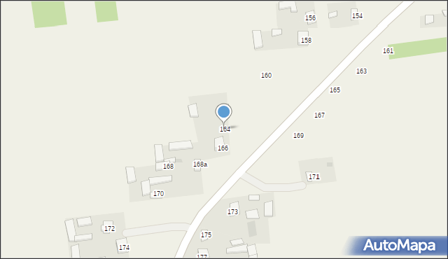 Blinów Drugi, Blinów Drugi, 164, mapa Blinów Drugi