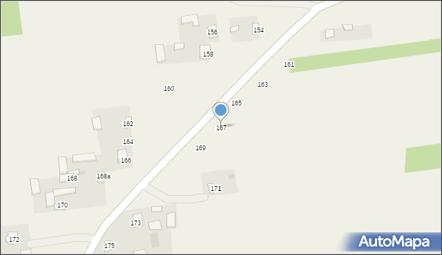 Blinów Drugi, Blinów Drugi, 167, mapa Blinów Drugi