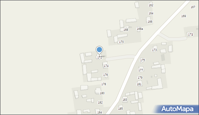 Blinów Drugi, Blinów Drugi, 172, mapa Blinów Drugi