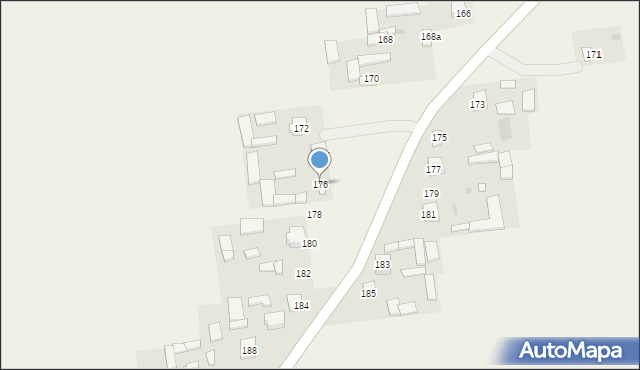 Blinów Drugi, Blinów Drugi, 176, mapa Blinów Drugi