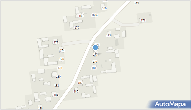 Blinów Drugi, Blinów Drugi, 177, mapa Blinów Drugi