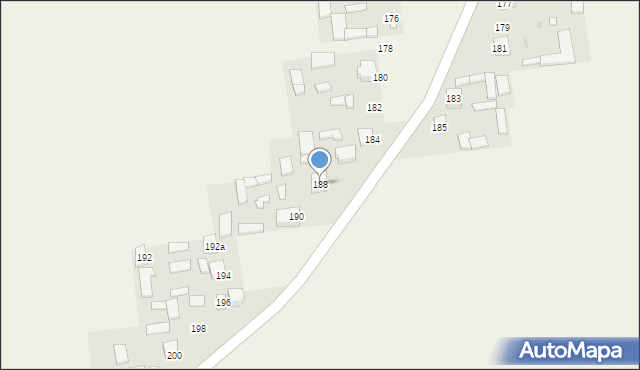 Blinów Drugi, Blinów Drugi, 188, mapa Blinów Drugi