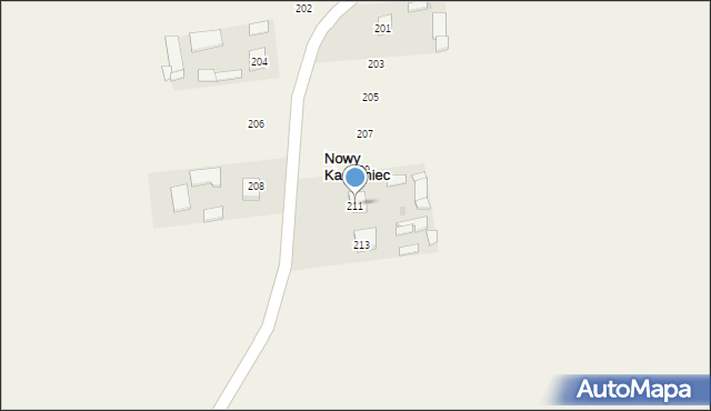 Blinów Drugi, Blinów Drugi, 211, mapa Blinów Drugi