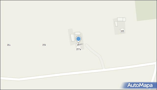 Blinów Drugi, Blinów Drugi, 357, mapa Blinów Drugi